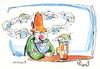 Cartoon: Seventh mug. Oktoberfest (small) by Kestutis tagged oktoberfest kestutis lithuania bier beer glass pint mug