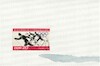 Cartoon: Skiing. Heavy snowstorm (small) by Kestutis tagged skiing snowstorm winter sport kestutis lithuania dada postcard
