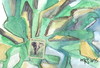 Cartoon: South Africa 2 (small) by Kestutis tagged africa dada postcard nature kestutis lithuania abstract landscape philosophy