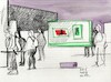 Cartoon: Spectators (small) by Kestutis tagged spectators,vilnius,exhibition,art,kunst,sketch,kestutis,lithuania