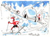 Cartoon: Winter Olympic. Nordic combined. (small) by Kestutis tagged winter olympic games sochi 2014 kestutis lithuania sauna