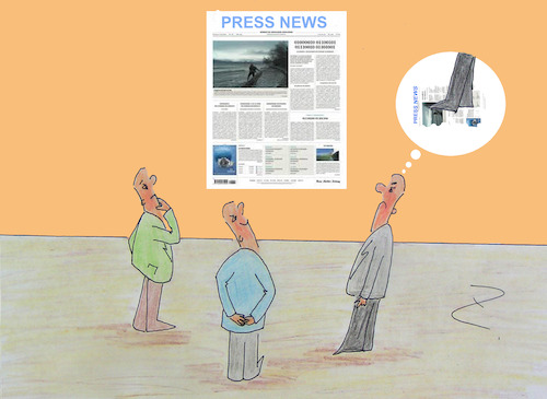 Cartoon: how many heads... (medium) by Zoran tagged news,understanding,interest,conflict