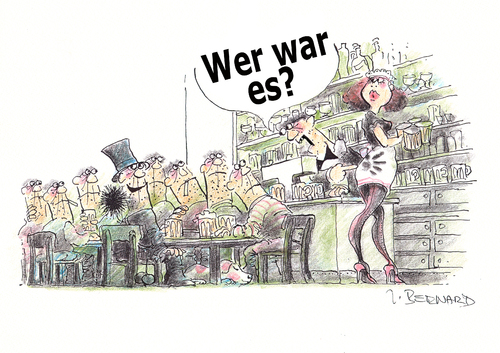 Cartoon: ohne Titel (medium) by jiribernard tagged aufregung,rätsel,annäherungsversuch,kellnerin,bierstube,gastwirt,wirt,bedienung,schornsteifeger,kaminkehrer,bierrunde,biertrinker,saufen,männerrunde,lokal,wirtschaft,gasthaus,kneipe,kneipe,gasthaus,wirtschaft,lokal,männerrunde,gastronomie,restaurant,bier,saufen,bar