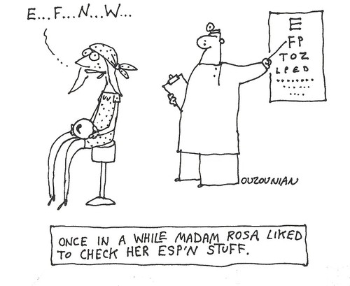 Cartoon: esp and stuff (medium) by ouzounian tagged esp,checkup,medical,examen