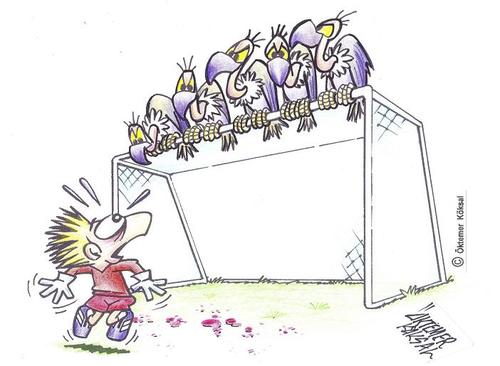 Cartoon: Fussball 4 (medium) by okoksal tagged fussballwette