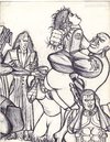 Cartoon: x-men sketch (small) by odinelpierrejunior tagged arts,cartoons,sketch,drawings,paintings,pictures