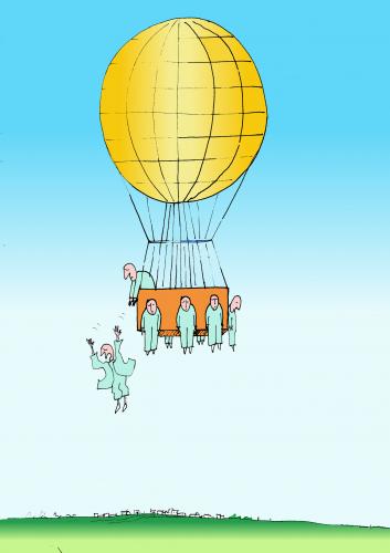 Cartoon: Balloon (medium) by Slobodan Trifkovic tagged balloon