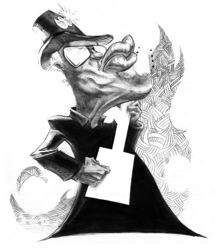 Cartoon: Bo Diddley caricatures (medium) by dextorious tagged fan,art,illustration,bo,diddley,caricature,cartoons,dexter,rothchild,dextorious,dextorius,guitar,hero,portrait