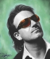 Cartoon: Bono Digital Painting by Dante (small) by Dante tagged bono,u2,caricature,portrait,dante