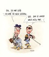 Cartoon: mein part (small) by ms rainer tagged blind,behinderung,rollator