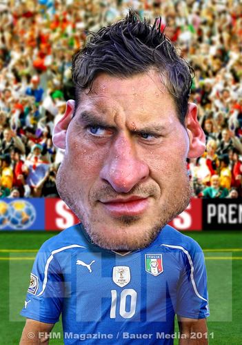 Cartoon: Francesco Totti (medium) by RodneyPike tagged francesco,totti,caricature,illustration,rwpike,rodney,pike
