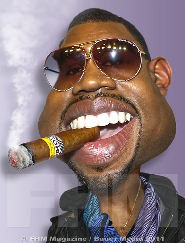 Cartoon: Kanye West (medium) by RodneyPike tagged kanye,west,caricature,illustration,rwpike,rodney,pike