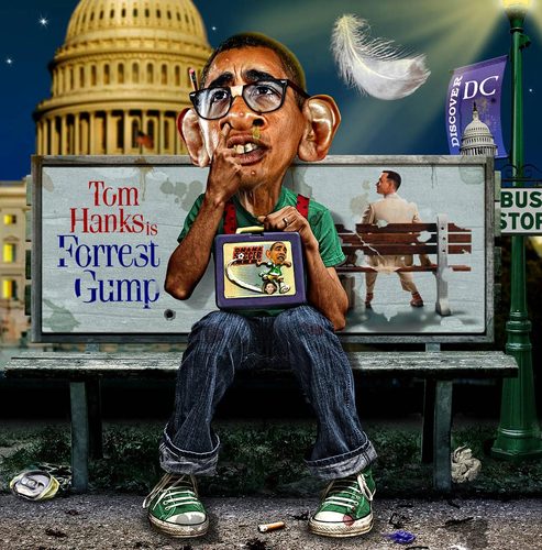 Cartoon: A Parody (medium) by RodneyPike tagged manipulation,photo,photoshop,illustration,caricature,president,omama,barack