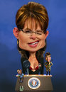 Cartoon: Sarah Palin Not So Conservative (small) by RodneyPike tagged sarah palin caricature illustration rwpike rodney pike