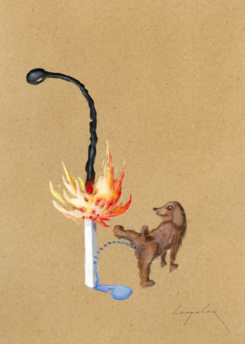 Cartoon: Fire (medium) by luka tagged fire