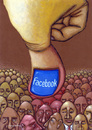 Cartoon: Facebook (small) by luka tagged facebook