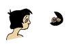 Cartoon: The daily mussel (small) by Pierre tagged muschel,miesmuschel,mowgli,kaa,dschungelbuch,vertraue,mir,hypnose