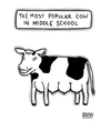 Cartoon: Popular Cow (small) by a zillion dollars comics tagged nature,sexuality,adolescence