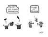 Cartoon: Probably Not Reversible (small) by a zillion dollars comics tagged toys,aging,school,fun,drinking,celebration,graduation