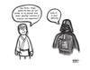 Cartoon: The Knowledgeable Dark Lord (small) by a zillion dollars comics tagged science,fiction,movies,star,wars,george,lucas,darth,vader,luke,skywalker,classic,films