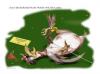 Cartoon: Auch ein blindes Huhn... (small) by KryCha tagged redewendung,huhn,blind,