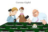 Cartoon: Die Corona - Bekämpfung? (small) by KryCha tagged wirtschaft mittelstand ruin pleite