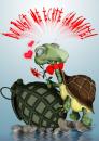 Cartoon: Du bist eine... (small) by KryCha tagged granate,kompliment,geil,horny,schildkröte