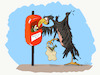 Cartoon: Einst ein stolzer Adler (small) by KryCha tagged wappen,sanktionspolitik,insolvenz,pleite,inflation