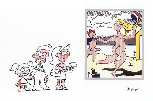 Cartoon: Art and... (medium) by Riko cartoons tagged riko,cartoon,art