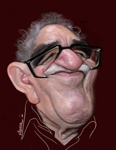 Cartoon: Gabriel Garcia Marquez (medium) by JAldeguer tagged caricature,writer,caricatura,gabriel,garcia,marquez,gabo,art,illustration,drawing,photoshop