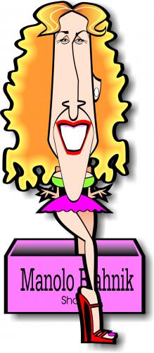 Cartoon: Sarah Jessica Parker - TV Times (medium) by spot_on_george tagged sarah,jessica,parker,blahnik,caricature