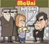 Cartoon: McUniversity (small) by spot_on_george tagged jacqui smith macdonalds kebab grodon brown
