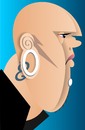 Cartoon: Self Portrait (small) by spot_on_george tagged george williams caricature