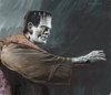 Cartoon: Son of Frankenstein (small) by McDermott tagged frankenstein,boriskarloff,monsters,horror,movies,tv,scary