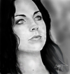 Cartoon: amy lee (small) by ressamgitarist tagged drawing,portrait,photoshop