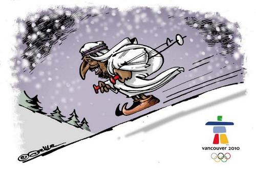 Cartoon: OH Vancouver 2010 (medium) by toon tagged sport,people,nature,star