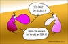 Cartoon: Rat-Schlag (small) by BoDoW tagged sei,ganz,du,selbst,identität,vorbild,veränderung,beziehung,paar,dominanz,ratschlag,rat,schlag