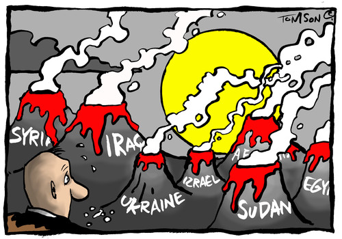 Cartoon: ... (medium) by to1mson tagged conflicts,konflikty,war,wojna