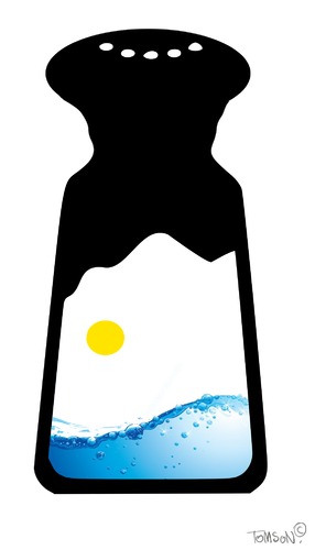 Cartoon: Dead Sea (medium) by to1mson tagged dead,sea,meer,morze,martwe,bliski,wschod,izrael,israel