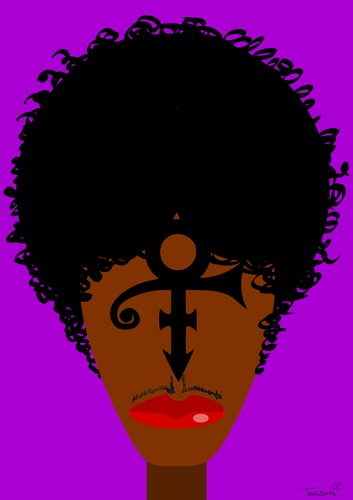 Cartoon: Prince ist gestorben (medium) by to1mson tagged prince,saenger,symbol,piosenkarz