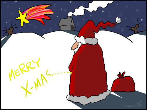 Cartoon: Xmas (medium) by to1mson tagged xmas,christmas,weichnachten,swieta