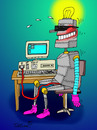Cartoon: ... (small) by to1mson tagged robot,roboter,technika,technik