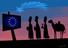 Cartoon: For the money. (small) by to1mson tagged migrants,migrations,ue,eu,europa,europe