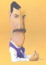 Cartoon: Freddie Mercury (small) by manohead tagged caricatura caricature manohead
