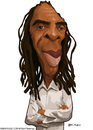 Cartoon: Gilberto Gil (small) by manohead tagged manohead caricatura caricature