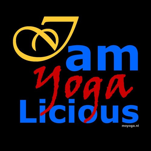 Cartoon: MH - I am YogaLicious (medium) by MoArt Rotterdam tagged yoga,yogawear,yogagear,yogashirt,iam,yogalicious