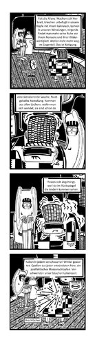 Cartoon: Ypidemi Alien (medium) by bob schroeder tagged mehrheit,wahl,abstimmung,rechtsruck,altright,ypidemi,comic