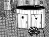 Cartoon: stadtmoebel (small) by bob schroeder tagged stadt stadtmoebel beduerfnisanstalt toilette oeffentlich