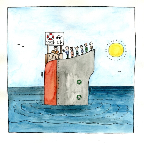 Cartoon: Sale (medium) by Huse Fack tagged kapitalismus,capitalism