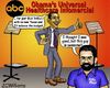 Cartoon: Smooth Talker (small) by saltpppr tagged barack obama politics politicians political